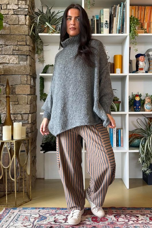 Winnie Oversized Knit Slate